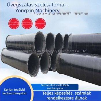 Üvegszálas légcsatorna pozitív nyomású szellőzéshez, bányászati alkalmazás, FTGSS400*1, merev üvegszálas csatorna