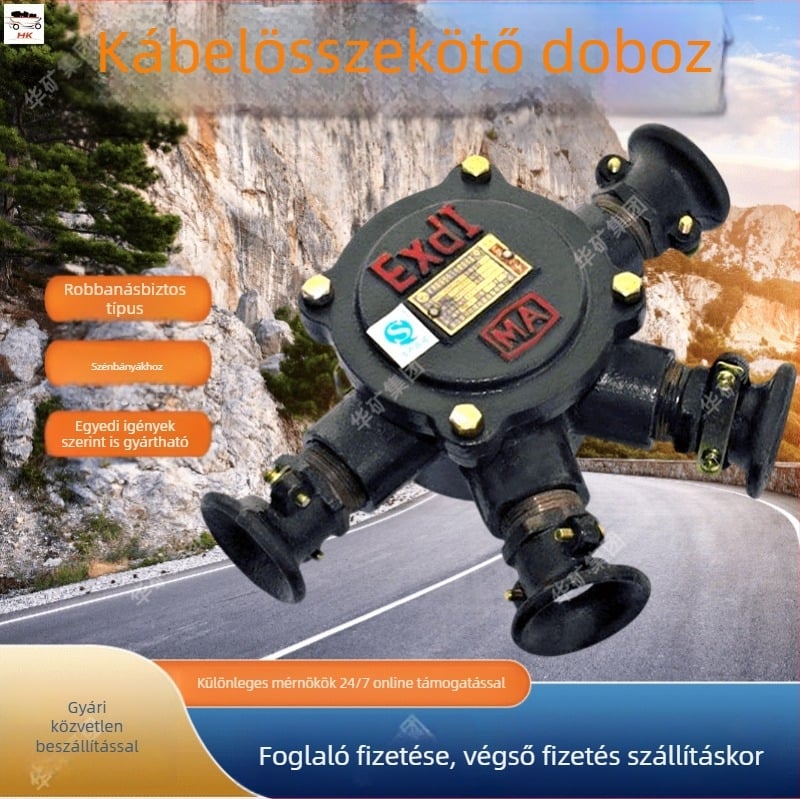 BHD1-5/127-5G robbanásbiztos, alacsony feszültségű kábelcsatlakozó doboz bányászati használatra
