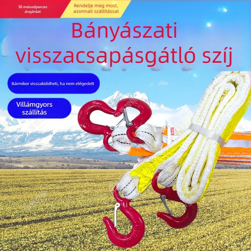 Egy pillér esésgátló szalag bányászathoz — könnyen használható, vízálló