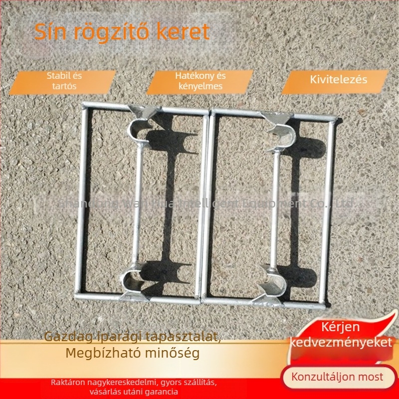 Mágneses rögzítőkeret vasúti sínhez, hordozható, Új típusú II