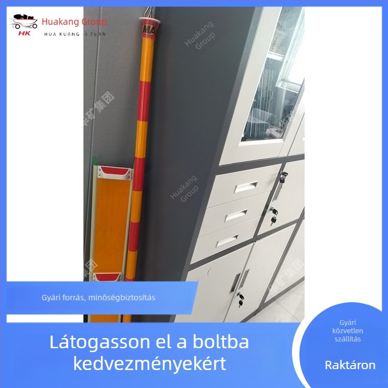 Teleszkópos fényvisszaverő figyelmeztető kar föld alatti szénbányákhoz, állítható