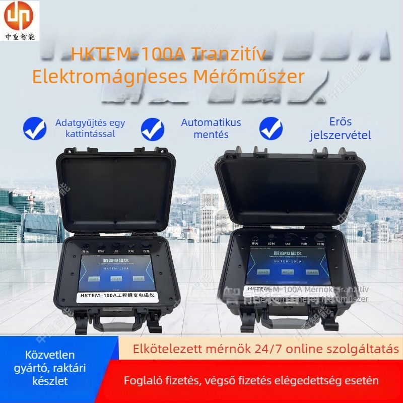 HKTEM-100A Átmeneti elektromágneses műszer geotechnikai felmérésekhez