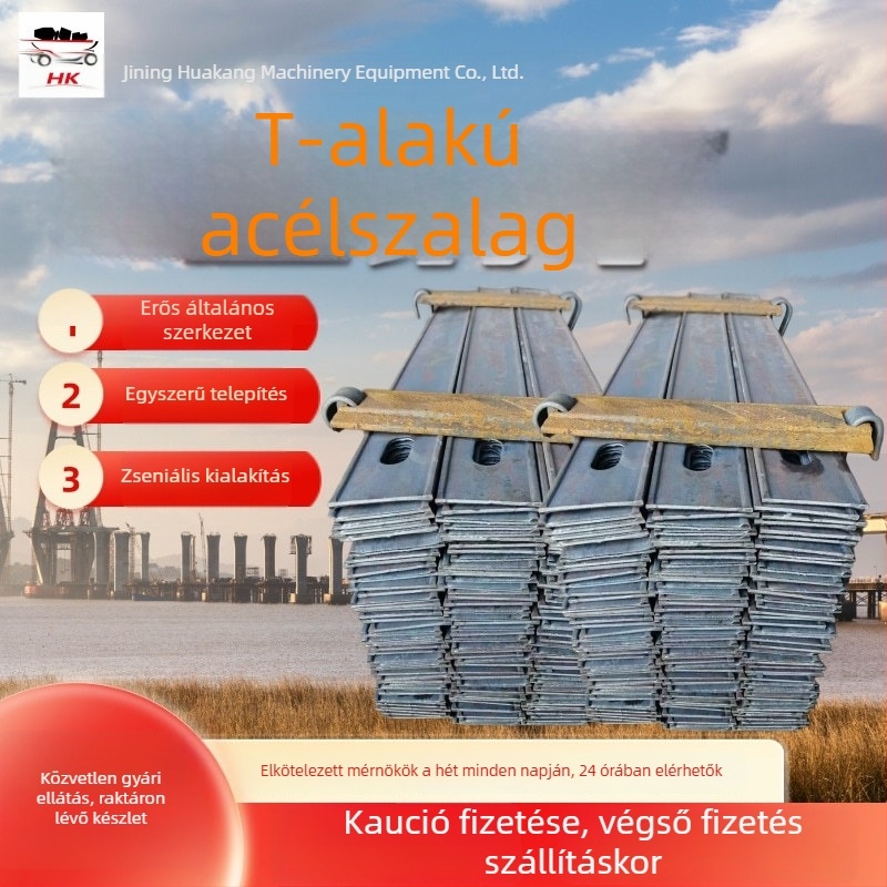60×60×6T T-típusú acél szalag, egyszerű működtetés, korróziós ellenállás