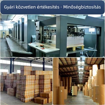 Kraft papírból készült archív táska, levél-stílusú archív dokumentumokhoz