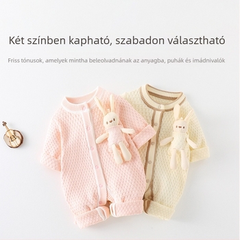 Pamut bébi overál hosszú ujjú, őszi–téli, uniszex