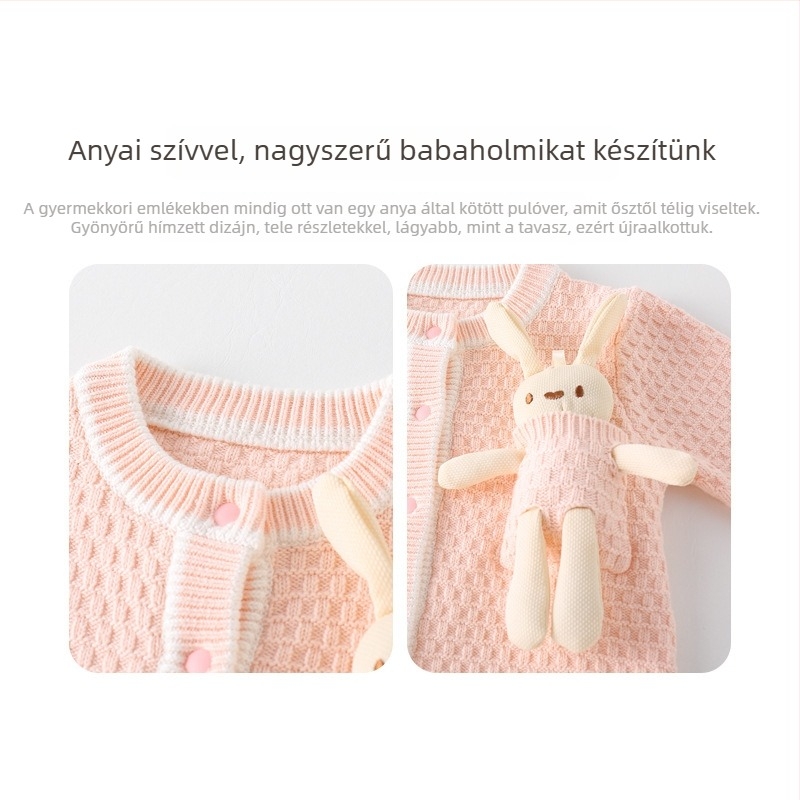 Pamut bébi overál hosszú ujjú, őszi–téli, uniszex
