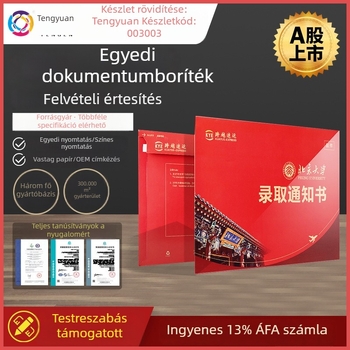 Egyetemi felvételi értesítő boríték – testre szabható