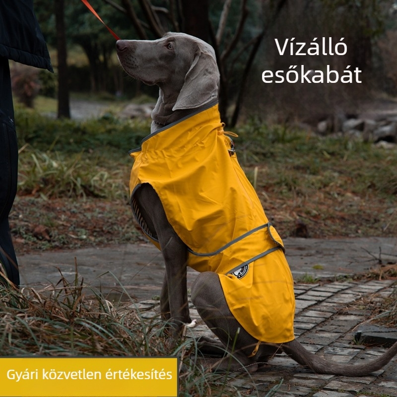 Kültéri esőkabát kutyáknak, vízálló és széllálló, minden méretű kutyáknak