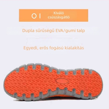 Munkavédelmi cipő, Slip-On, ultra könnyű, színes, csúszásmentes, légáteresztő, ütésálló, antistatikus, 1 pár
