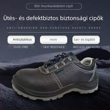 LF6822 Biztonsági munkacipő – ütésálló, elektromos izoláció, olaj- és sav-bázisálló, lélegző, kopásálló, antistatikus, magas hőmérséklet-tűrés