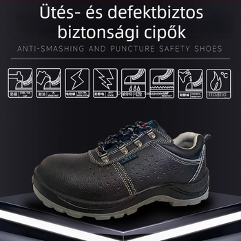 LF6822 Biztonsági munkacipő – ütésálló, elektromos izoláció, olaj- és sav-bázisálló, lélegző, kopásálló, antistatikus, magas hőmérséklet-tűrés