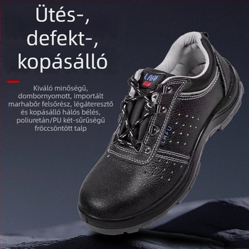 LF6822 Biztonsági munkacipő – ütésálló, elektromos izoláció, olaj- és sav-bázisálló, lélegző, kopásálló, antistatikus, magas hőmérséklet-tűrés