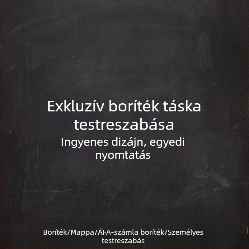 Nyomtatott boríték, papírzacskó és irattartó