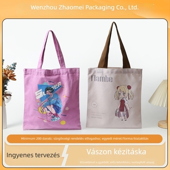 Vászon oldaltáska, logóval személyre szabható, mindennapi használatra.