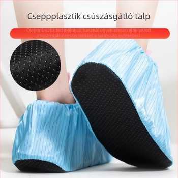 Nagy méretű anti-sztatikus cipővédők pormentes beltéri műhelyekhez, elektronikai gyárakhoz és laboratóriumokhoz – újrahasználható, csúszásmentes talppal