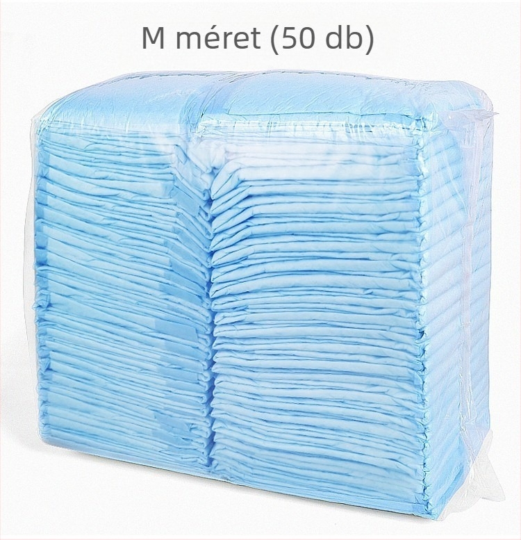Háziállatok pisi alátétek, nyuszi és kutya számára, vastagított szagtalanító hatású, kis méret, összesen 100 darab, 20 darabos csomag