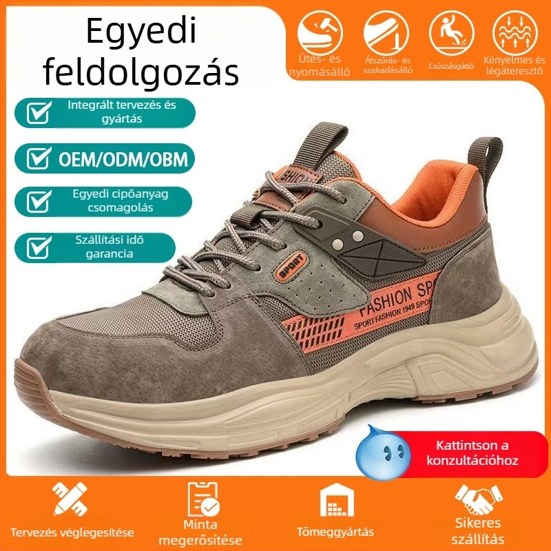 6 kV-os szigetelt védőcipő, sportos kialakítás, ütésálló és áthatolás elleni védelemmel, könnyű villanyszerelő munkacipő, egyedi gyártású