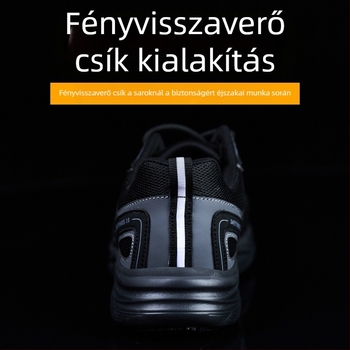 Szigeteltt munkavédelmi cipő elektromos szerelőknek, ütés- és perforáció elleni védelem, kopásálló, csúszásmentes, lélegző, szagtalan