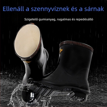 Villanyszerelő szigetelt bakancsok, 25 kV, gumiszigetelt munkacipő
