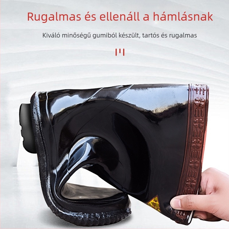 Constant Poly szigetelt gumibakancsok villanyszerelőknek, magas szárú, könnyű, nagyfeszültség elleni védelem