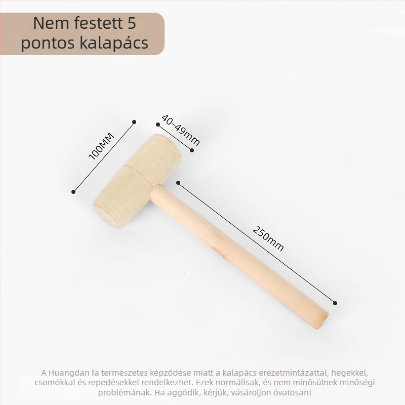 Rózsafa fejű faragókalapács faipari felhasználásra