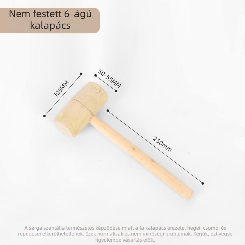 Rózsafa fejű faragókalapács faipari felhasználásra