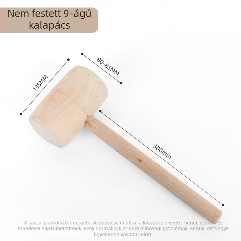 Rózsafa fejű faragókalapács faipari felhasználásra