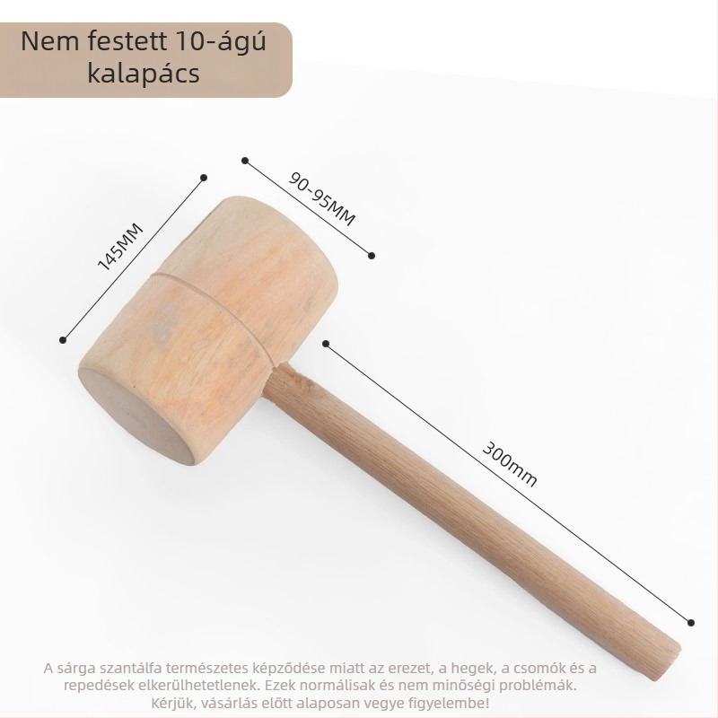 Rózsafa fejű faragókalapács faipari felhasználásra