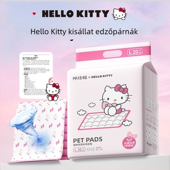 Vastagított dezodoráló, nedvszívó pisi pad háziállatoknak – toalettképzéshez kutyáknak, macskáknak és kölyökkutyáknak