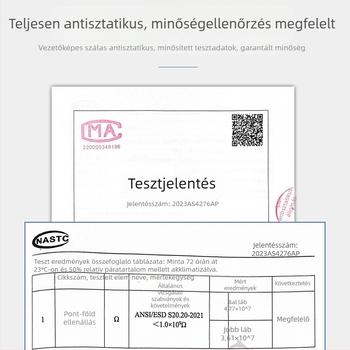 Antisztatikus, magas szárú tisztítócipő pormentes környezethez, PU megerősített puha talppal, lélegző munkacipő