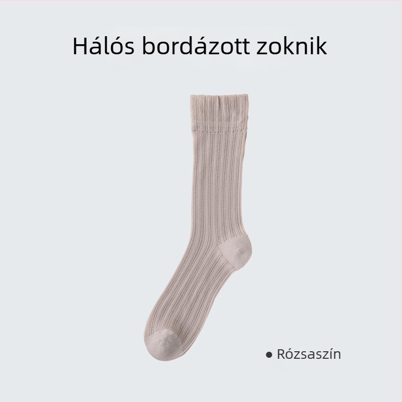 Női nylon rövidharisnyák, hálós mintázat, könnyű légáteresztés, varrás nélküli, egyszínű, 20D, nyár