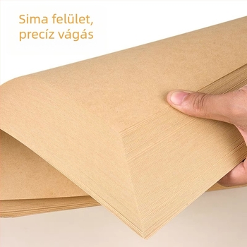 A4 kraft papír nyomtatáshoz és kötőborításhoz, vastag rajzlap 120 g/m², üres kuponfájl, művészeti borítópapír