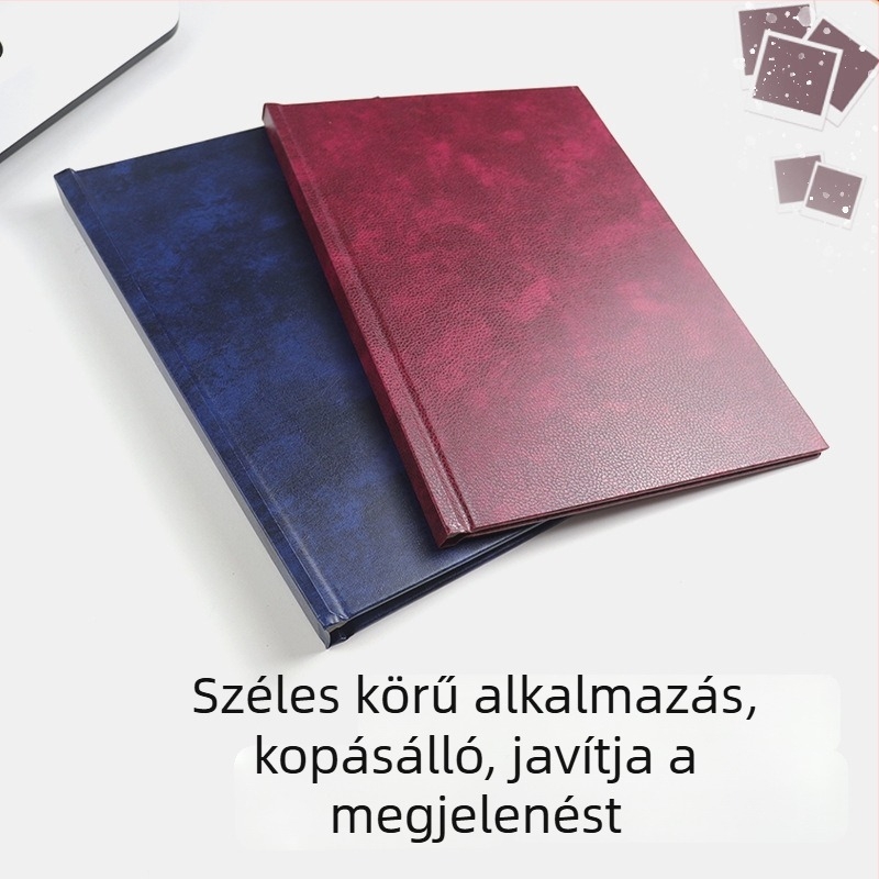 A4-es kemény kötőfedél forró olvasztásos kötéshez, gerinc vastagsága 1-50 mm, kiváló minőségű irodai dokumentumokhoz