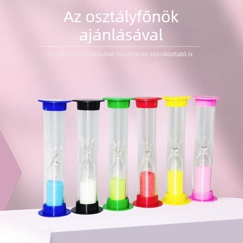 Akril homokóra gyerekeknek, asztali oktató dísz, esésálló játék