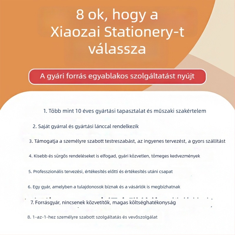 Személyre szabott A4-es méretű, nagy kapacitású PU bőr irattartó iroda számára