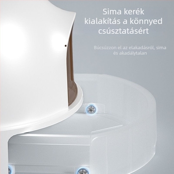 Nagy kapacitású fiókos macska toalett szagtisztító modullal, zárt kialakítással