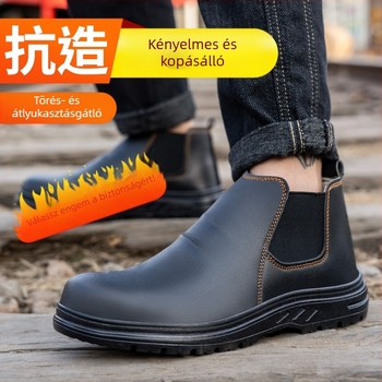 Új biztonsági munkacipő: vízálló, ütés- és perforációálló, acélbetétes orral, puha talppal, könnyű, kopásálló, uniszex