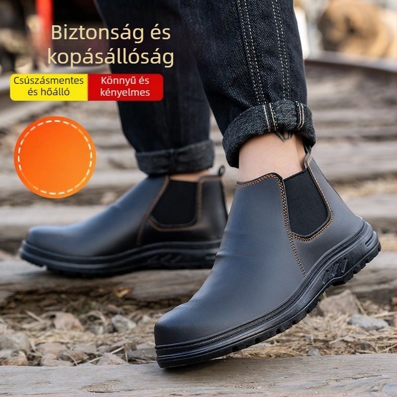 Új biztonsági munkacipő: vízálló, ütés- és perforációálló, acélbetétes orral, puha talppal, könnyű, kopásálló, uniszex