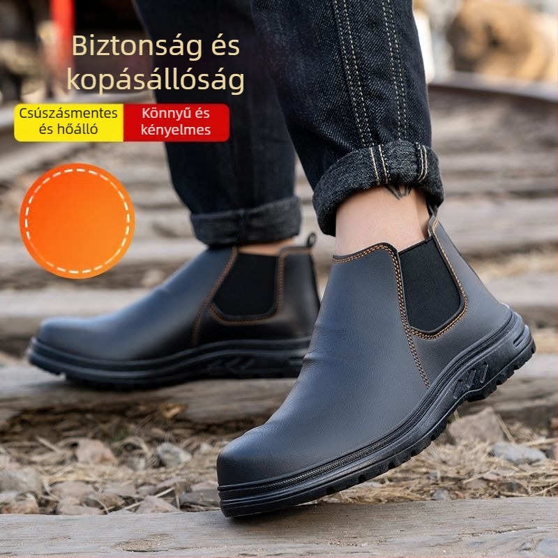 Új biztonsági munkacipő: vízálló, ütés- és perforációálló, acélbetétes orral, puha talppal, könnyű, kopásálló, uniszex