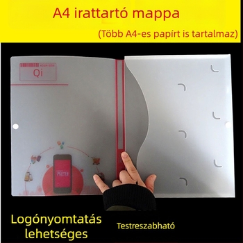PP műanyag irattartó doboz irodai archívumhoz, A4 méret