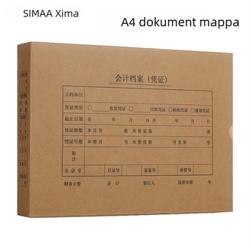 Westma A4 vízszintes bizonylat-doboz HZ352 - Kraft papír, 600 g, könyvelési archív doboz (méret 305x220x50 mm)