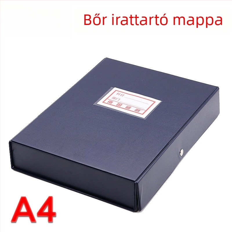 Nanguo Weili A803 Irattartó Doboz, A4 Irattartó Doboz, 6 cm-es Irattartó Doboz, Dokumentum Tároló Doboz, A4 bőr irattartó