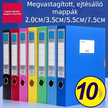 A4-es irattartó doboz irodai használatra, színes irattartó doboz 2.0 cm/3.5 cm, dokumentum mappa, tároló doboz