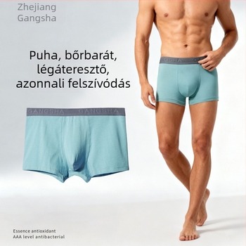 Férfi pamut boxeralsó, lélegző, lazán szabott – kényelmes, prémium minőség