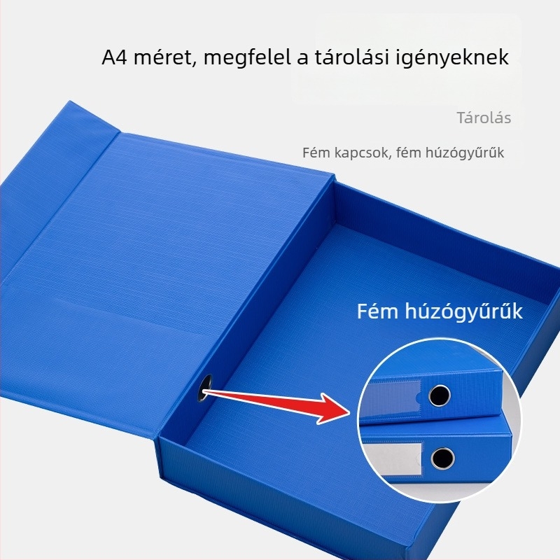 Jinshi PP fájl doboz A4 méretű — számlák, bizonylatok és adózási dokumentumok