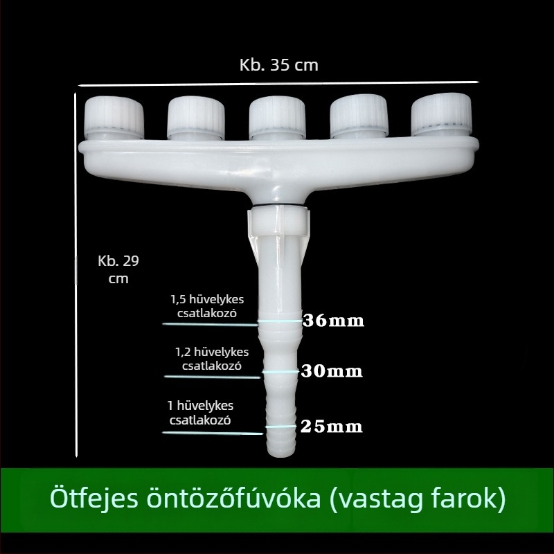 Nagy áramlású öntözőfej, atomizáló permetező virágokhoz, növényekhez és falakhoz