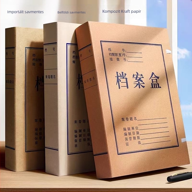 Savmentes irodai fájlbox és tároló rekesz, archívum, állítható méret