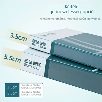 State Grid A4 PP fájlbox, A4 vastagított mappa a China Southern Power Grid számára