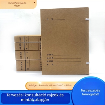 Gyártói testreszabású archív doboz: karton, színes nyomtatású doboz, PP műanyag doboz és savmentes kraftpapír doboz