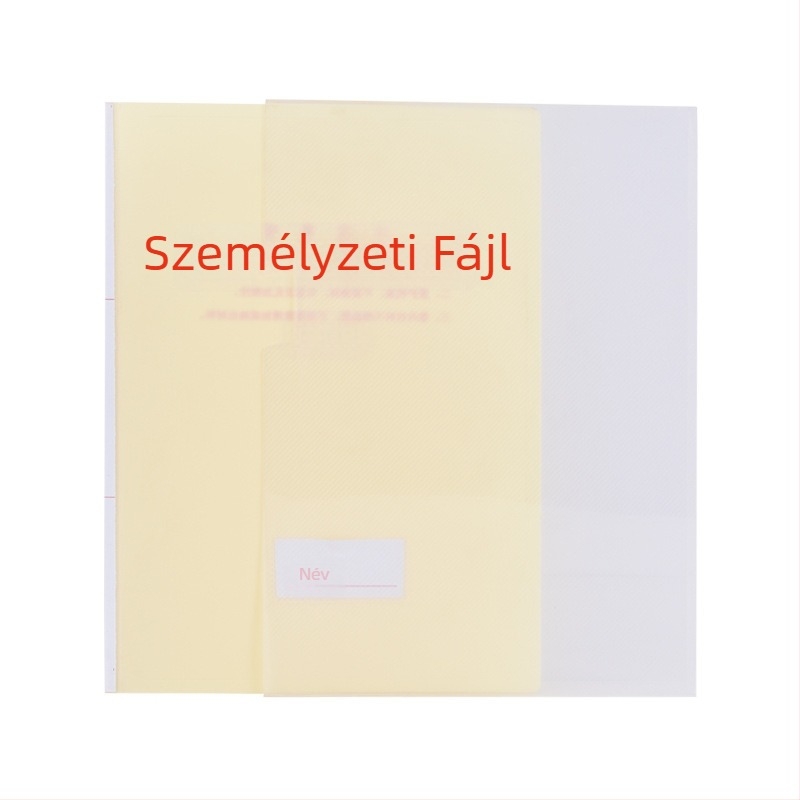 Műanyag irattartó doboz dolgozói dossziékhoz, A4 PP formátum